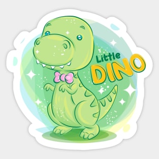 silly dino Sticker